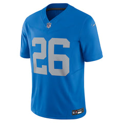 A blue NFL jersey with the number 26 on it.