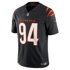 A black and orange football jersey with the number 94 and the word "BENGALS" printed on it.