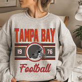Tampa Bay Vintage Sweatshirt, Classic Tampa Bay Football Sweater, Tampa Bay Football Crewneck, Tampa Bay Football Sweatshirt for Women