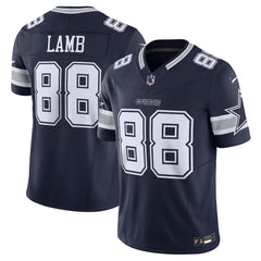 A navy blue football jersey with the number 88 and the name "LAMB" printed on the back.