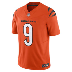 Orange sports jersey with the number 9 and the word "BENGALS" printed on it.