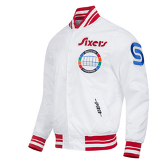 Teepact Philadelphia 76ers Pro Standard 2024/25 City Edition Chenille Satin Full-Snap Jacket