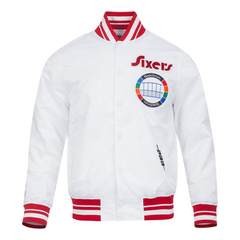 Teepact Philadelphia 76ers Pro Standard 2024/25 City Edition Chenille Satin Full-Snap Jacket