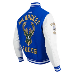 Teepact Milwaukee Bucks Pro Standard 2024/25 City Edition Wool Varsity Full-Zip Jacket