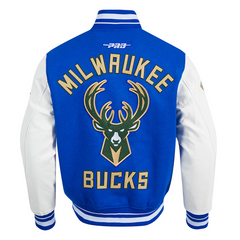 Teepact Milwaukee Bucks Pro Standard 2024/25 City Edition Wool Varsity Full-Zip Jacket