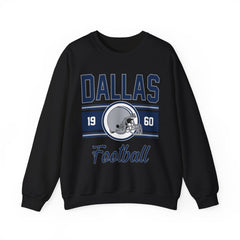 Dallas Vintage Sweatshirt, Classic Dallas Football Sweater for Her, Women's Dallas Football Crewneck, Dallas Football Sweatshirt for Women