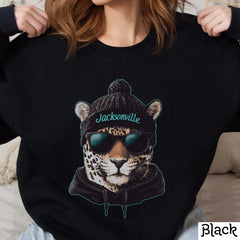 Jacksonville Football Crewneck Sweatshirt, Vintage Sports Fan Apparel, Trendy Game Day Gift, Unisex Sweatshirt, Jacksonville Football Fan