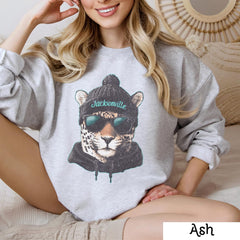 Jacksonville Football Crewneck Sweatshirt, Vintage Sports Fan Apparel, Trendy Game Day Gift, Unisex Sweatshirt, Jacksonville Football Fan