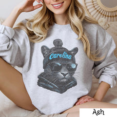 Carolina Football Crewneck Sweatshirt, Vintage Sports Fan Apparel, Trendy Game Day Gift, Unisex Carolina Sweatshirt, Carolina Football Fan