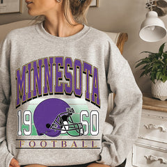 Classic Minnesota Football Sweatshirt, Minnesota Football Sweatshirt, Minnesota Vintage Football Crewneck, Minnesota Gift for Women