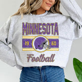 Vintage Minnesota Sweatshirt For Him, Minnesota Football Gift For Women, Retro Minnesota Football Sweater, Minnesota Football Crewneck