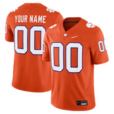 Clemson Tigers Football Jersey Orange Custom Your Name 00 Shirt