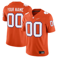 Clemson Tigers Football Jersey Orange Custom Your Name 00 Shirt