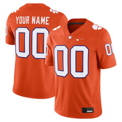 Clemson Tigers Football Jersey Orange Custom Your Name 00 Shirt
