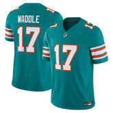 Miami Dolphins Aqua #17 Waddle Men’s Football Jersey Game Day Fan
