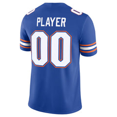 Florida Gators Football Jersey Custom #00 Blue Team Support Tee