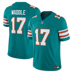 Miami Dolphins Aqua #17 Waddle Men’s Football Jersey Game Day Fan