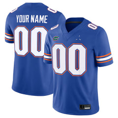Florida Gators Football Jersey Personalized #00 Blue Name Number