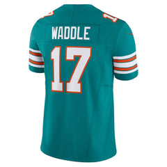 Miami Dolphins Aqua #17 Waddle Men’s Football Jersey Game Day Fan