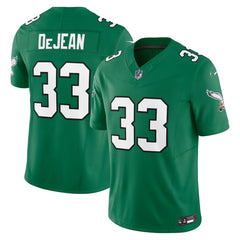 Philadelphia Eagles #33 DeJean Midnight Green Game Day Football Jersey