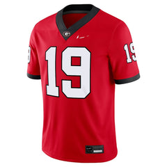 Georgia Bulldogs Red #19 Bowers Football Jersey Classic Fan Outfit