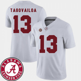 Alabama C.Tide #13 Tagovailoa White Football Jersey