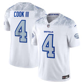 Buffalo Bills White #4 Cook III Men’s Football Jersey Game Day Fan