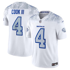 Buffalo Bills White #4 Cook III Men’s Football Jersey Game Day Fan