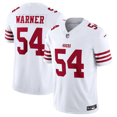 San Francisco 49ers Fred Warner #54 White Jersey – Men’s Football Jersey
