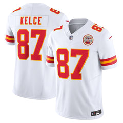 Men’s White Kansas City Football Jersey #87 Kelce – Game Day Fan Gear 2025