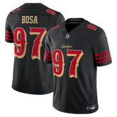 San Francisco 49ers Nick Bosa #97 Black Alternate Football Jersey – Men’s Game Day Fan Gear 2025