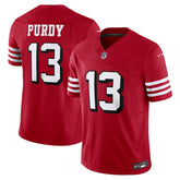 San Francisco 49ers Brock Purdy #13 Red Football Jersey – Men’s Game Day Shirt