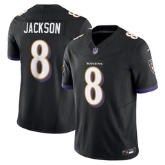 Baltimore Ravens Lamar Jackson #8 Black Football Fan Jersey – Men’s