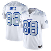 Buffalo Bills White #88 Knox Men’s Football Jersey Game Day Fan