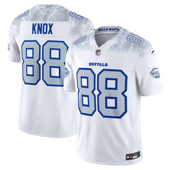 Buffalo Bills White #88 Knox Men’s Football Jersey Game Day Fan
