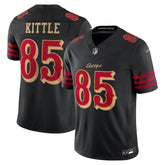 San Francisco 49ers Black Alternate Jersey – George Kittle #85 Fan Football Shirt