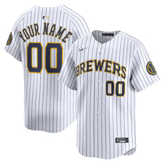 Teepact Custom MLB Milwaukee Brewers Baseball Jersey