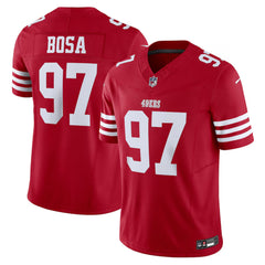 San Francisco 49ers Nick Bosa #97 Red Game Day Football Jersey