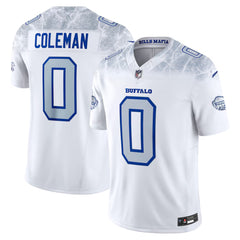 Buffalo Bills White #0 Coleman Men’s Football Jersey Game Day Fan