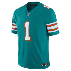 Miami Dolphins Aqua #1 Tagovailoa Men’s Football Jersey Game Day Fan