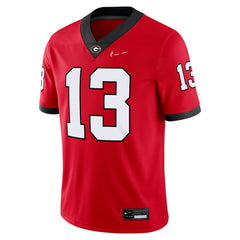 Georgia Bulldogs Red #13 Bennett Football Jersey Vintage Game Day