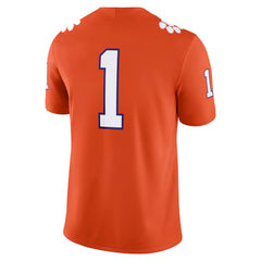 Clemson Tigers Football Jersey Orange Limited Edition Number 1 Shirt