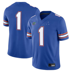 Florida Gators Football Jersey #1 Blue Bold Team Spirit Fan Shirt