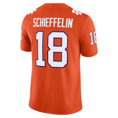 Clemson Tigers Football Jersey Orange Schieffelin 18 Fan Shirt