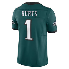 Philadelphia Eagles #1 Hurts Midnight Green Game Day Football Jersey