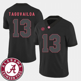 Alabama C.Tide #13 Tagovailoa Black Football Jersey