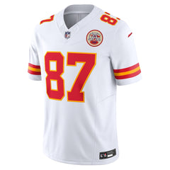 Men’s White Kansas City Football Jersey #87 Kelce – Game Day Fan Gear 2025