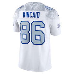 Buffalo Bills White #86 Kincaid Men’s Football Jersey Game Day Fan