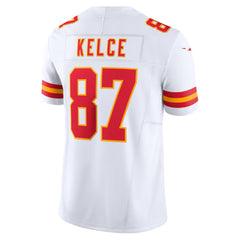 Men’s White Kansas City Football Jersey #87 Kelce – Game Day Fan Gear 2025