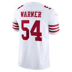 San Francisco 49ers Fred Warner #54 White Jersey – Men’s Football Jersey